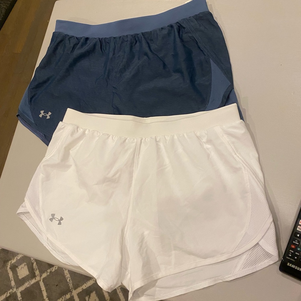 2 pairs of Under Armour shorts